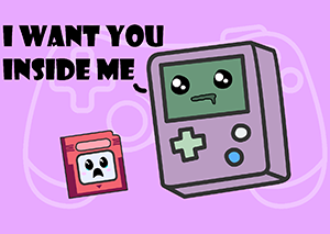 Ichor Studios Game Boy 'I Want You Inside Me' T-Shirt